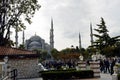 Istanbul, Turkey, Ã¢â¬Å½October Ã¢â¬Å½5, Ã¢â¬Å½2014: The entrance of Hagia Sophia. This 6th century iconic cathedral is in news because of